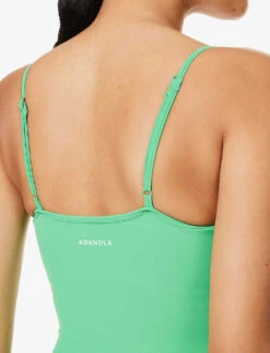 Ultimate Ruched-front Stretch-woven Playsuit 11 Ultimate Ruched-front Stretch-woven Playsuit -Whistles Shop R04153646 KELLYGREEN ALT04