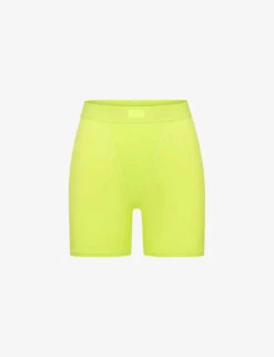 Boyfriend Brand-patch Stretch-woven Shorts