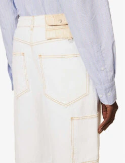 Salma Straight-leg Mid-rise Organic-cotton Denim Jeans -Whistles Shop R04155204 WHITE ALT05