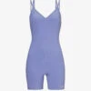 Alosoft Sun’s Out V-neck Stretch-woven Unitard -Whistles Shop R04158211 INFINITYBLUE M