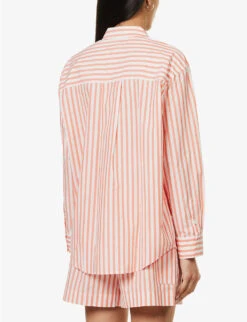 RAILS Arlo Striped Regular-fit Cotton-blend Shirt -Whistles Shop R04158667 LESISTRIPE ALT03