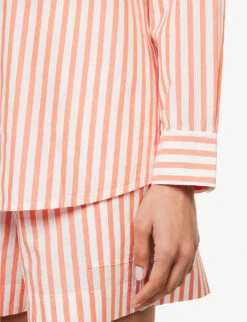 RAILS Arlo Striped Regular-fit Cotton-blend Shirt -Whistles Shop R04158667 LESISTRIPE ALT05