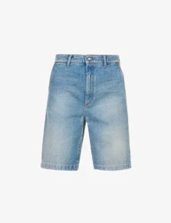 Sportmax Dorotea Straight-leg Mid-rise Regular-fit Denim Shorts