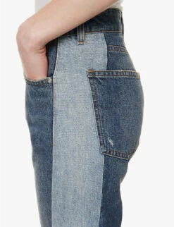 STELLA MCCARTNEY Logo-embroidered Straight-leg Mid-rise Jeans -Whistles Shop R04160796 DOUBLEBLUETONE ALT04