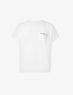 STELLA MCCARTNEY Embroidered Logo Cotton T-shirt
