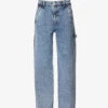 MOSCHINO Acid-wash Straight-leg Mid-rise Jeans -Whistles Shop R04162969 FANTASYPRINTBLUE M