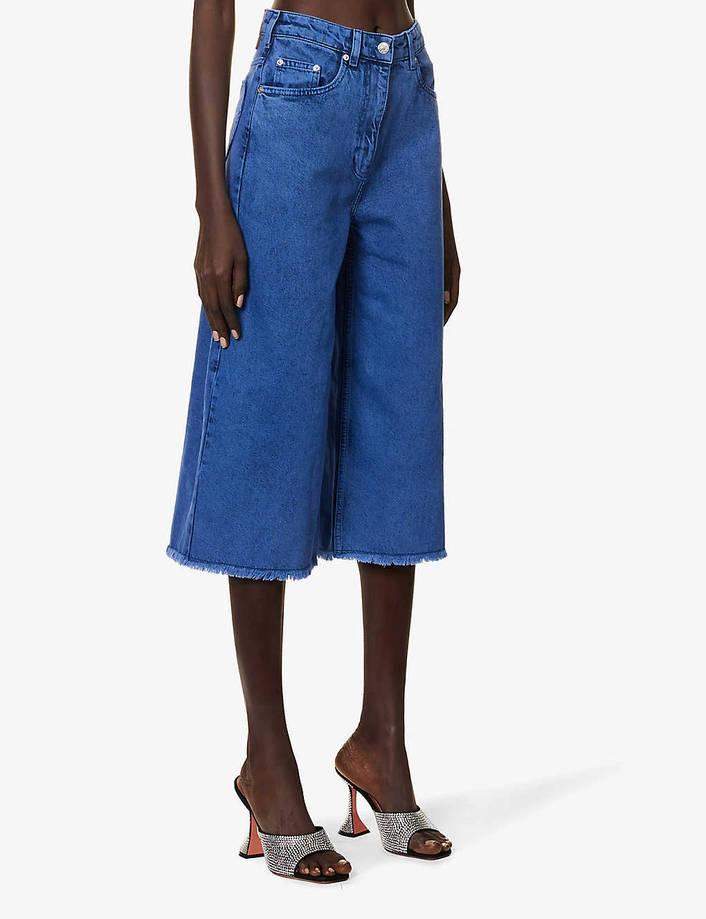 MOSCHINO Frayed-hem Straight-leg Mid-rise Jeans 5 MOSCHINO Frayed-hem Straight-leg Mid-rise Jeans - Image 3