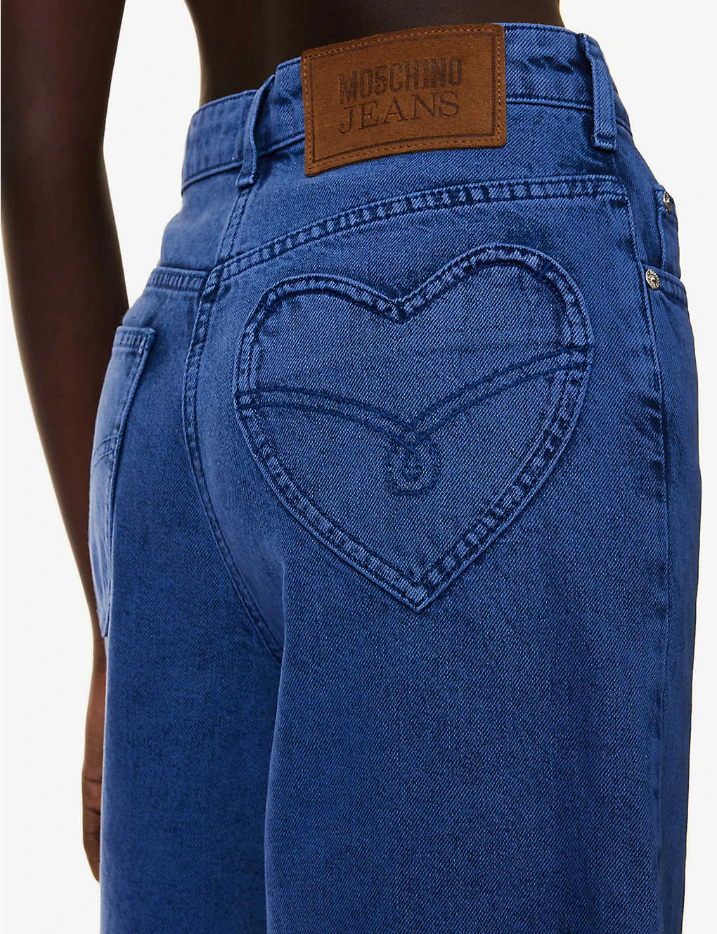 MOSCHINO Frayed-hem Straight-leg Mid-rise Jeans 7 MOSCHINO Frayed-hem Straight-leg Mid-rise Jeans - Image 5