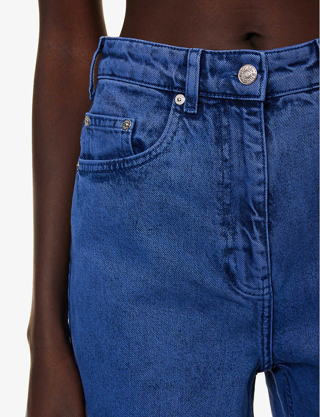 MOSCHINO Frayed-hem Straight-leg Mid-rise Jeans 8 MOSCHINO Frayed-hem Straight-leg Mid-rise Jeans - Image 6