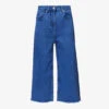 MOSCHINO Frayed-hem Straight-leg Mid-rise Jeans 1 MOSCHINO Frayed-hem Straight-leg Mid-rise Jeans -Whistles Shop R04162970 FANTASYPRINTBLUE M