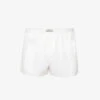 Core High-rise Cotton-poplin Pyjama Shorts -Whistles Shop R04164429 OPTICWHITE M