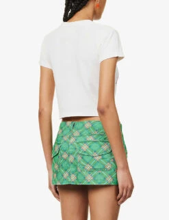 ERL Graphic-print Cropped Cotton-jersey T-shirt -Whistles Shop R04165352 HARDDAY ALT03