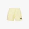 Logo-print Mid-rise Organic-cotton Sweat Shorts -Whistles Shop R04166484 TRANSPARENTYELLOW M