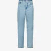 GOOD AMERICAN Good 90s Straight-leg Low-rise Stretch-denim Jeans -Whistles Shop R04166602 INDIGO492 M