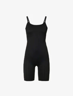 GOOD AMERICAN Scuba Scoop-neck Stretch-woven Playsuit