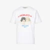 FIORUCCI Angel-pattern Organic Cotton-jersey T-shirt -Whistles Shop R04168331 WHITE M