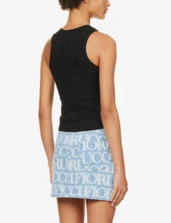 FIORUCCI Angels Organic Stretch-cotton Top -Whistles Shop R04168335 BLACK ALT03