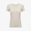 Reiss Sandy Round-neck Cotton T-shirt -Whistles Shop R04169191 IVORY M