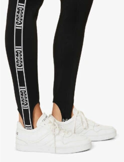 Wolford Thermal Brand-tape Stretch-woven Jumpsuit -Whistles Shop R04171473 BLACK ALT05