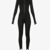 Wolford Thermal Brand-tape Stretch-woven Jumpsuit -Whistles Shop R04171473 BLACK M