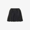 Jil Sander Pleated Puff-hem Cotton Mini Skirt -Whistles Shop R04173100 1 M
