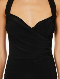 Norma Kamali Cayla Straight-leg Stretch-woven Jumpsuit -Whistles Shop R04179607 BLACK ALT04