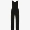 Norma Kamali Cayla Straight-leg Stretch-woven Jumpsuit 1 Norma Kamali Cayla Straight-leg Stretch-woven Jumpsuit -Whistles Shop R04179607 BLACK M