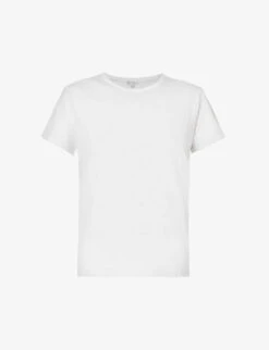 Carly Short-sleeved Organic-cotton Top