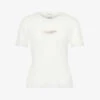 Acne Studios Etza Semi-sheer Cotton Knitted T-shirt -Whistles Shop R04184388 WHITE M