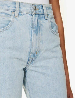 Grace Contrast-stitch Wide-leg Mid-rise Jeans -Whistles Shop R04186796 HIGHANDDRY ALT04