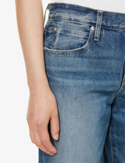 Mica Wide-leg Mid-rise Jeans -Whistles Shop R04186803 RUSHINGRIVER ALT04