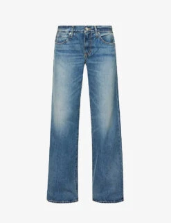 Mica Wide-leg Mid-rise Jeans