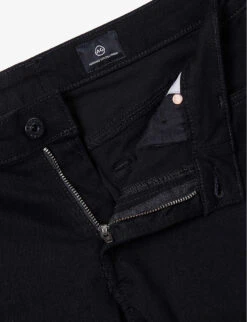 The Legging Flared-leg Low-rise Denim-blend Jeans -Whistles Shop R04186805 BLACKRAVEN ALT06