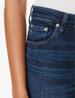 Jodi Crop Flared-leg High-rise Cotton-blend Jeans -Whistles Shop R04186806 5YEARSOVERNIGHT ALT05
