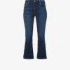 Jodi Crop Flared-leg High-rise Cotton-blend Jeans -Whistles Shop R04186806 5YEARSOVERNIGHT M