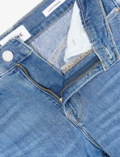 FRAME Le Palazzo Wide-leg Slim-fit Stretch-denim Jeans -Whistles Shop R04187456 DRIZZLE ALT06