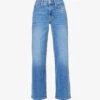 FRAME Le Palazzo Wide-leg Slim-fit Stretch-denim Jeans -Whistles Shop R04187456 DRIZZLE M