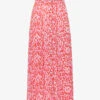 Whistles Blurred-stroke Print A-line Recycled Viscose-blend Midi Skirt -Whistles Shop R04188051 MULTICOLOURED M