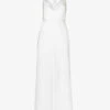 Sleeveless Cowl-neck Woven Jumpsuit -Whistles Shop R04189843 WHITE M