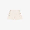 Maje Ivileno Lace-up Tweed Shorts -Whistles Shop R04190356 BLANC M