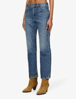 Levis Middy Straight-leg Mid-rise Jeans -Whistles Shop R04191365 LIVINGTHEGOODLIFE ALT02