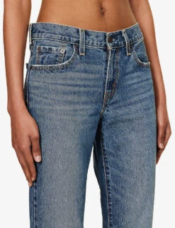 Levis Middy Straight-leg Mid-rise Jeans -Whistles Shop R04191365 LIVINGTHEGOODLIFE ALT05