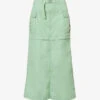 Levis Convertible Zipped Cotton-poplin Cargo Skirt -Whistles Shop R04191374 GRANITEGREEN M