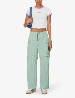 Levis Ringer Logo-print Cotton-jersey T-shirt -Whistles Shop R04191391 NEUTRALS ALT01