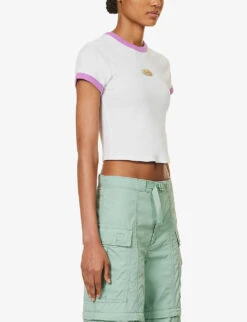 Levis Ringer Logo-print Cotton-jersey T-shirt -Whistles Shop R04191391 NEUTRALS ALT02