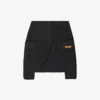 Raw-hem Cotton And Linen-blend Mini Skirt -Whistles Shop R04192053 BLACK M