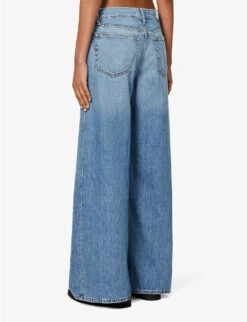 RE/DONE Low Rider Wide-leg Mid-rise Jeans -Whistles Shop R04192455 VINTAGEFLOW ALT03