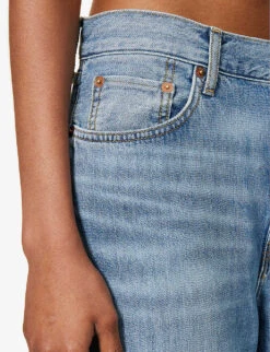 RE/DONE Low Rider Wide-leg Mid-rise Jeans -Whistles Shop R04192455 VINTAGEFLOW ALT04