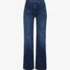 MOTHER The Hustler Wide-leg High-rise Cotton-blend Jeans -Whistles Shop R04193824 HEIRLOOM M