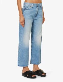 MOTHER Dodger Wide-leg High-rise Jeans -Whistles Shop R04193825 ROMAINECALM ALT02